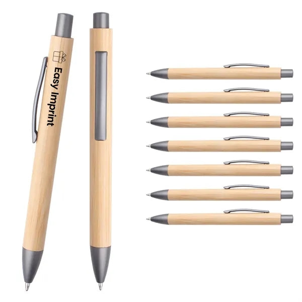 Bamboo Retractable Ballpoint Pen