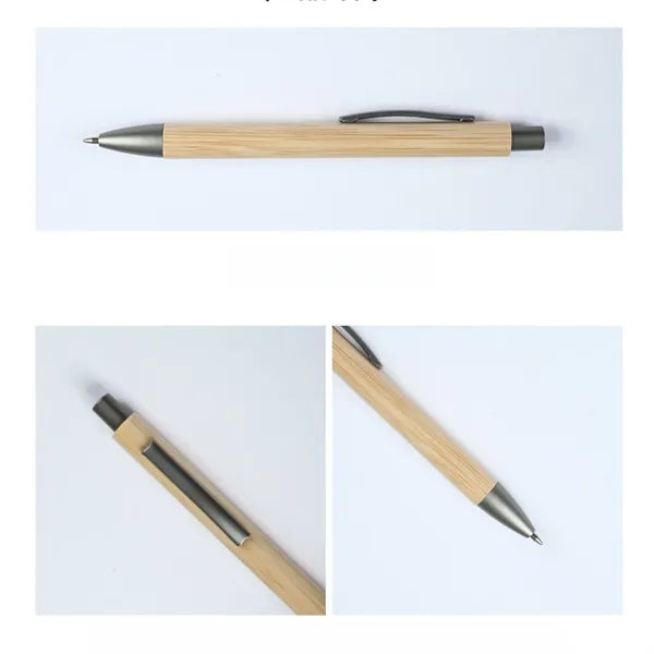 Bamboo Retractable Ballpoint Pen