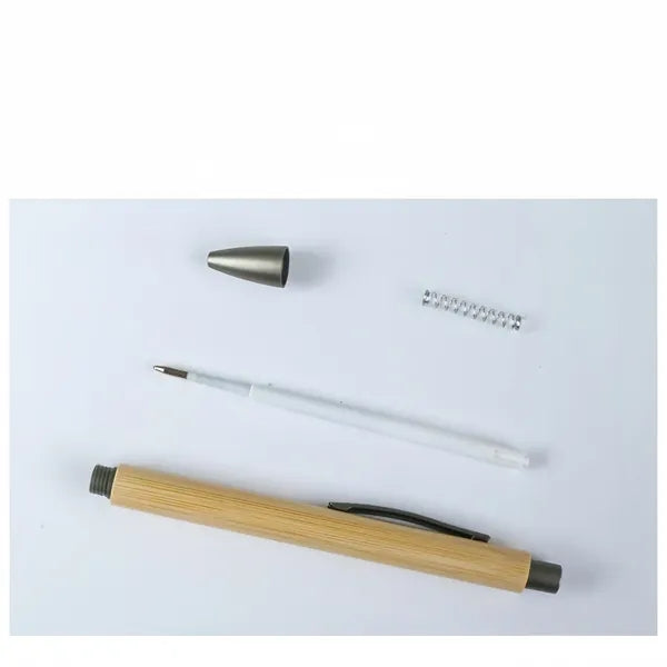 Bamboo Retractable Ballpoint Pen