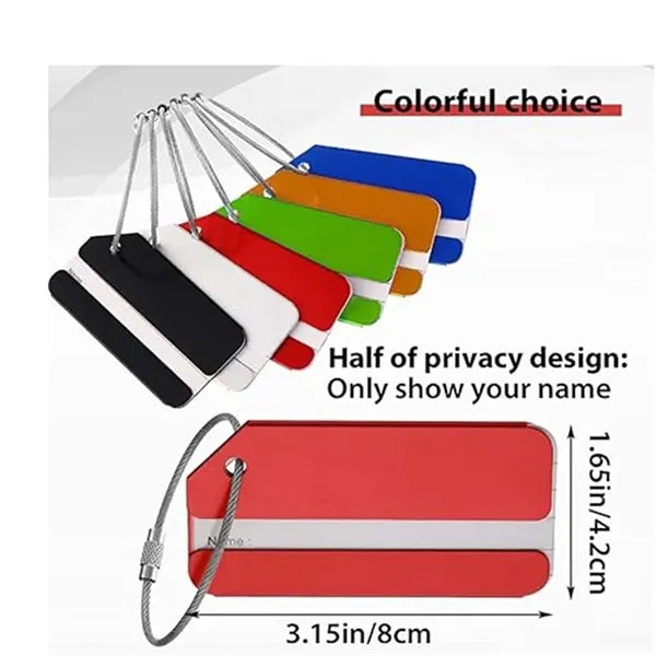 Aluminum Luggage Tags