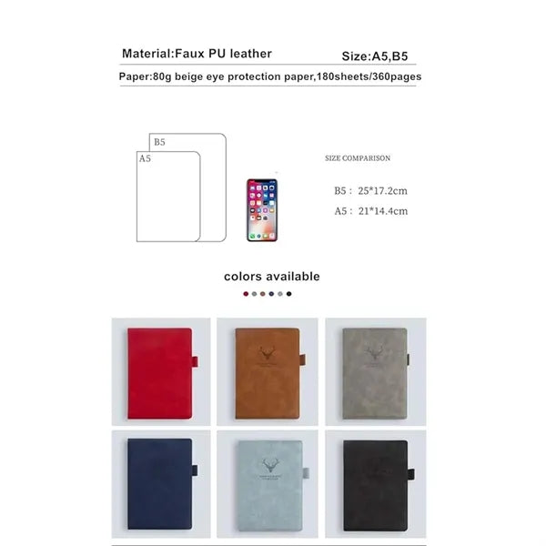 PU Leather Cover Journaling