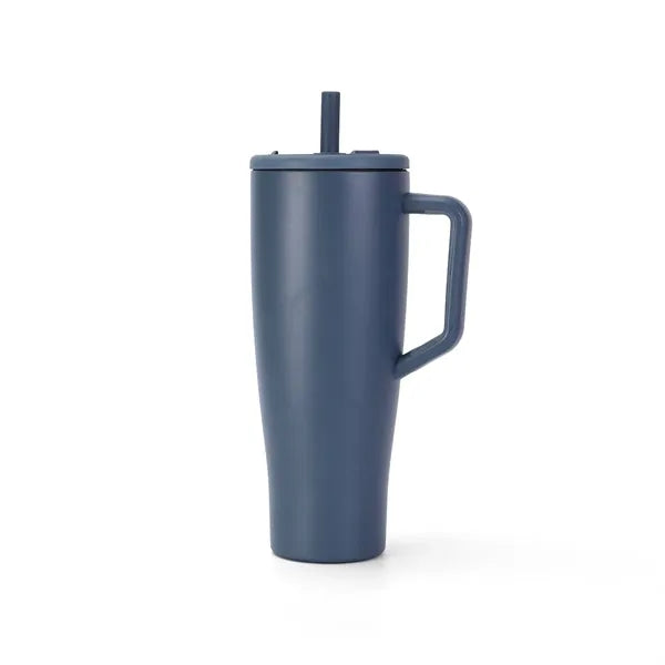 40 oz Tumbler with Handle and Straw