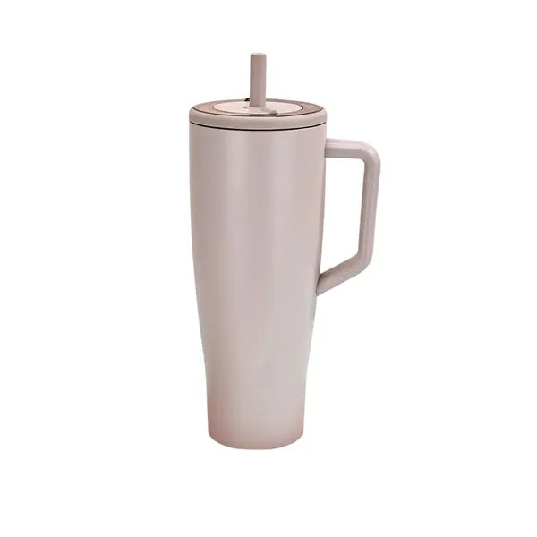40 oz Tumbler with Handle and Straw