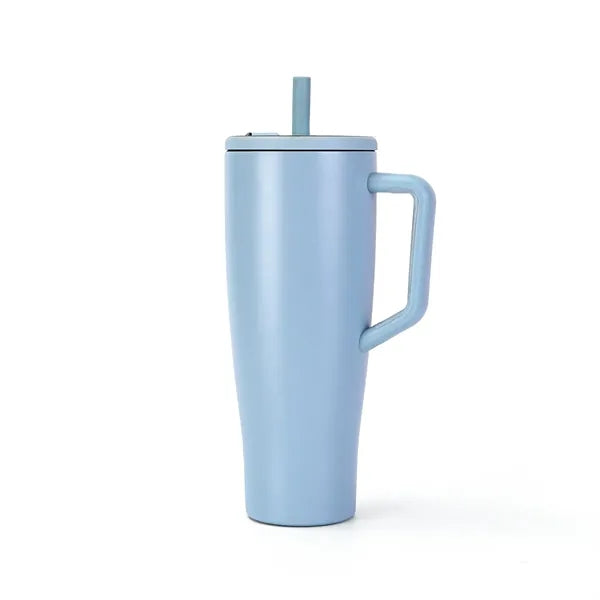 40 oz Tumbler with Handle and Straw