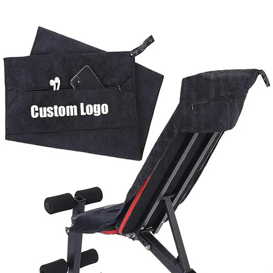 Hooded Sports Gym Towel with Pocket