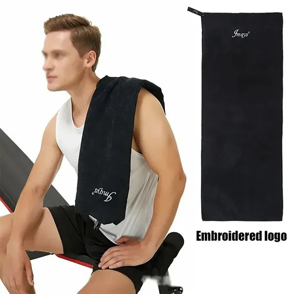 Hooded Sports Gym Towel with Pocket