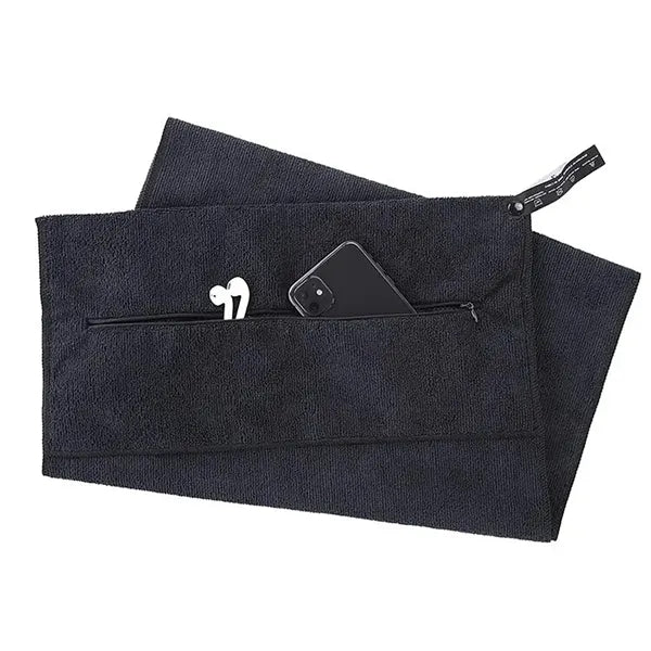 Hooded Sports Gym Towel with Pocket