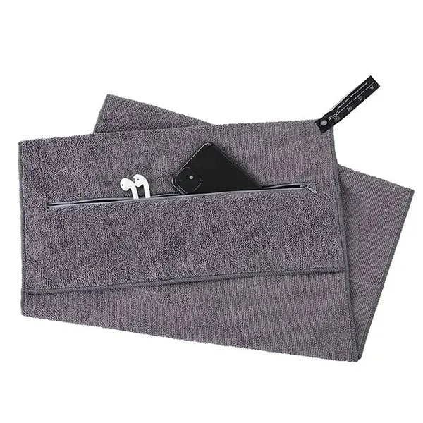 Hooded Sports Gym Towel with Pocket