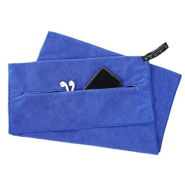 Hooded Sports Gym Towel with Pocket