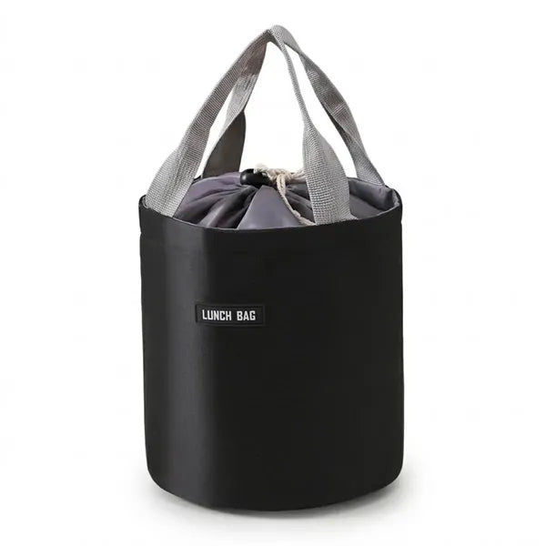 Portable Cylindrical Insulated Lunch Bag
