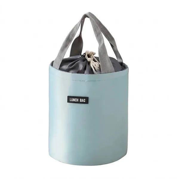 Portable Cylindrical Insulated Lunch Bag