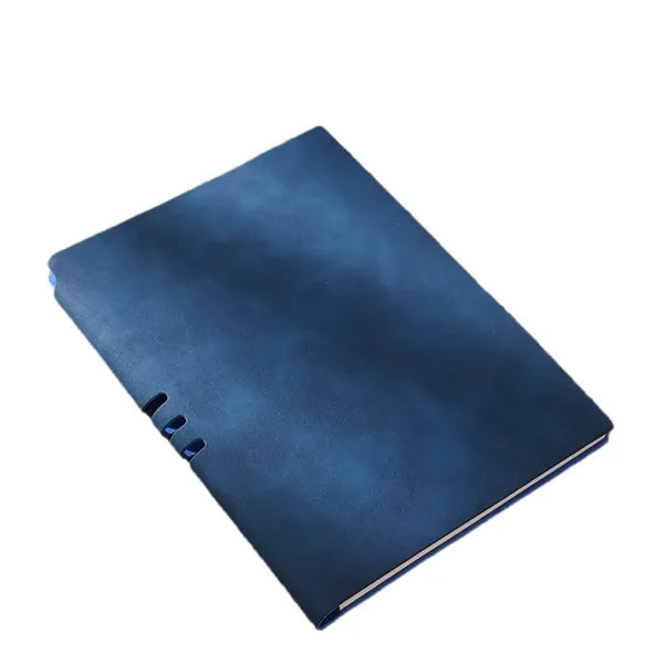 Vintage A5 Leather Notebook with Pen Slot & Custom Logo