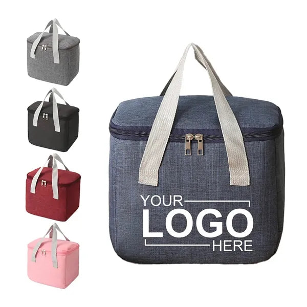Insulated Cationic Fabric Lunch Tote