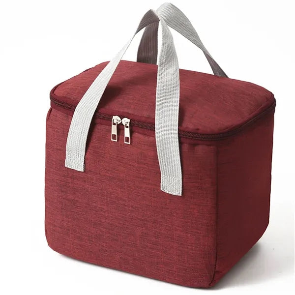 Insulated Cationic Fabric Lunch Tote