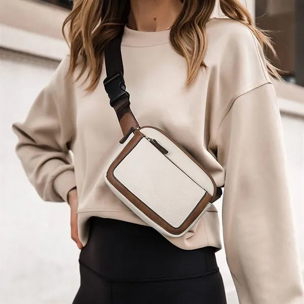 Waterproof PU Leather Waist Bag