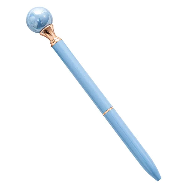 Big Pearl Metal Ballpoint Pen