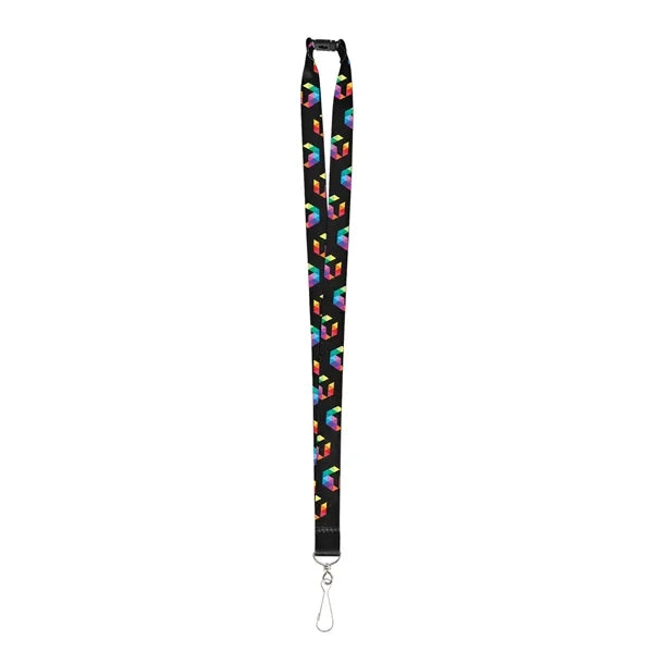 3/4" Dye-Sublimation Lanyard With J-Hook