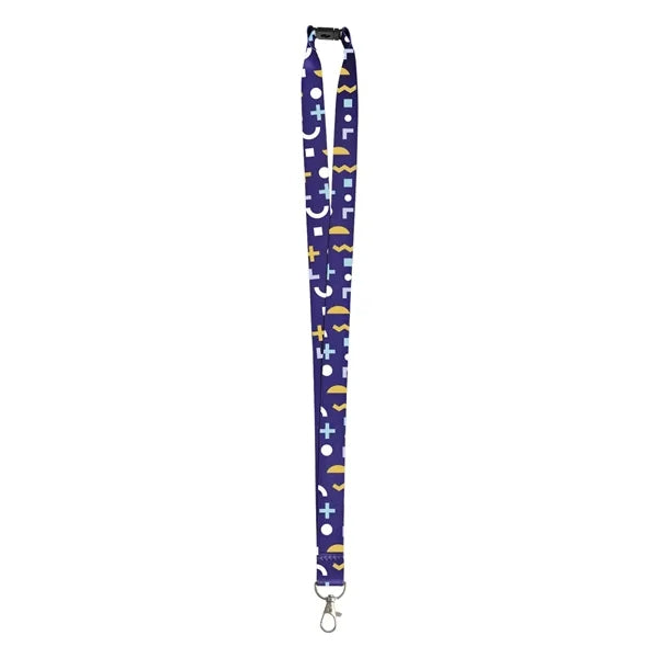 3/4" Dye-Sublimation Lanyard With J-Hook