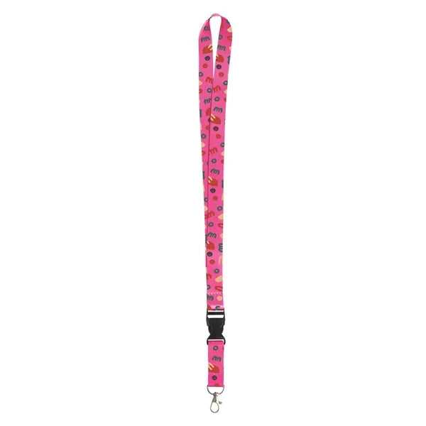 3/4" Dye-Sublimation Lanyard With J-Hook