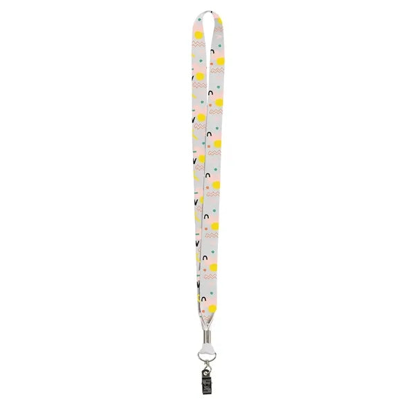 3/4" Dye-Sublimation Lanyard With J-Hook