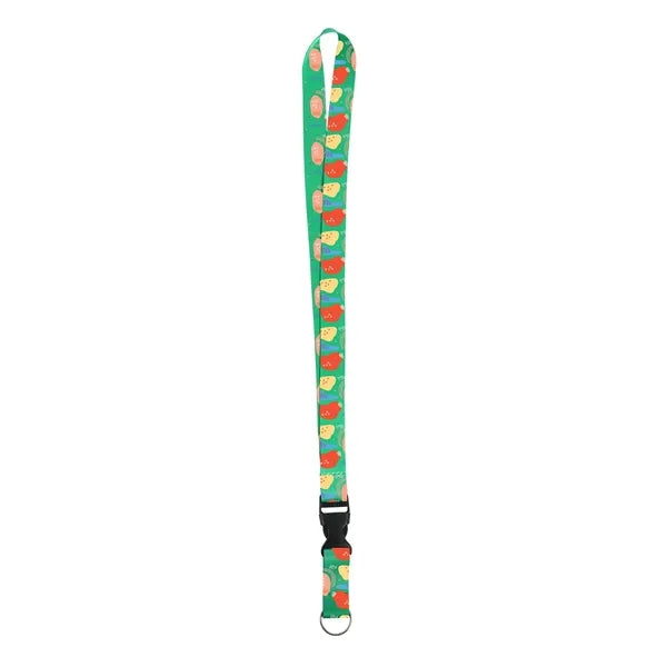 3/4" Dye-Sublimation Lanyard With J-Hook