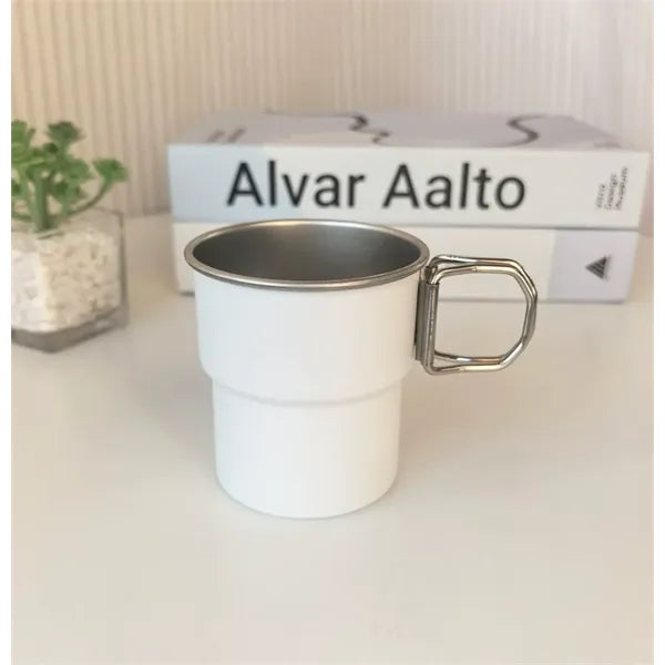 Portable 10oz Stainless Steel Camping Coffee Cup