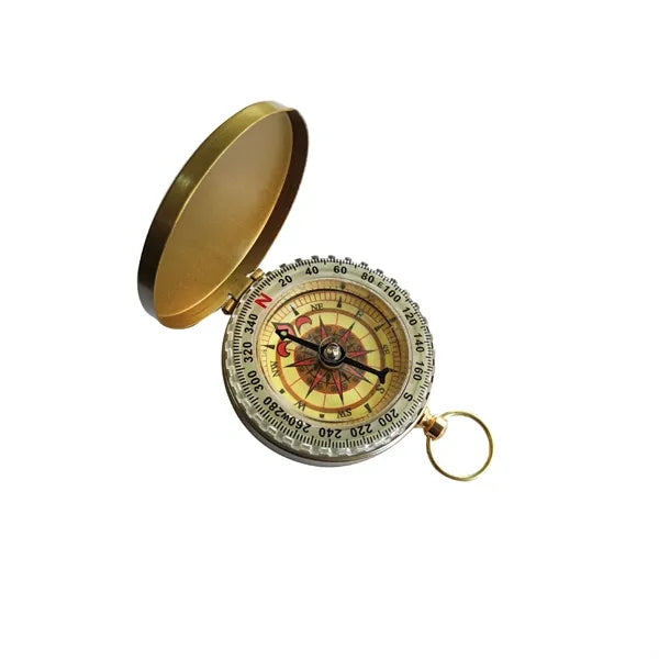 Brass Pocket Compass