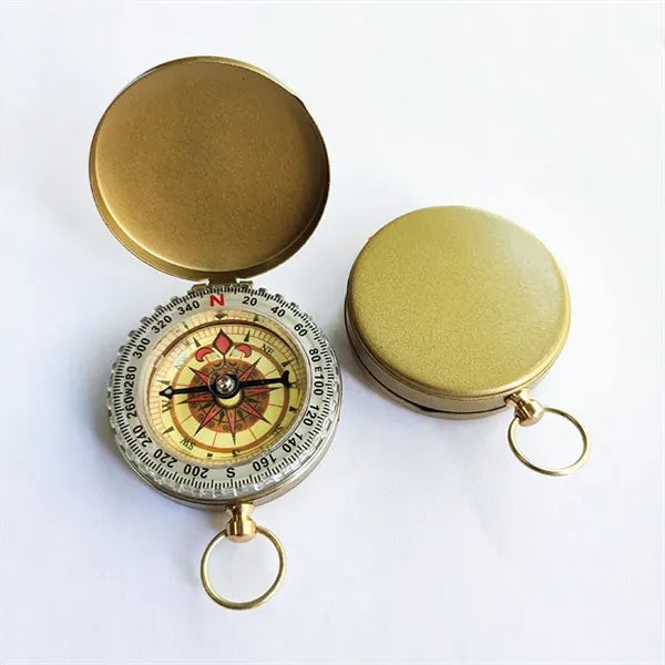 Brass Pocket Compass