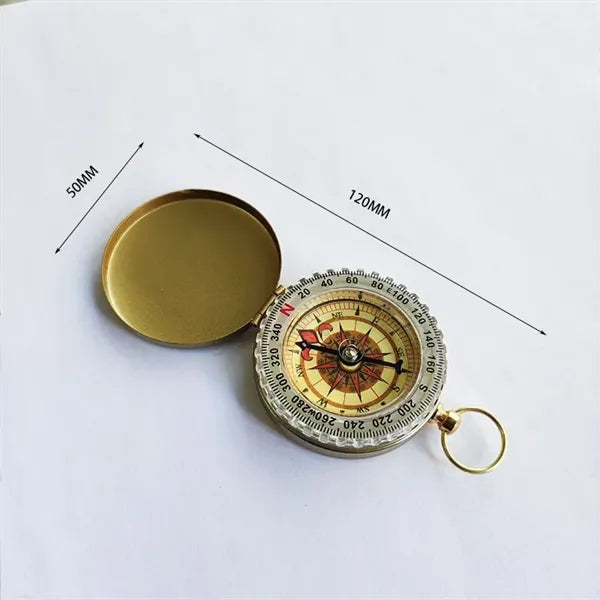Brass Pocket Compass