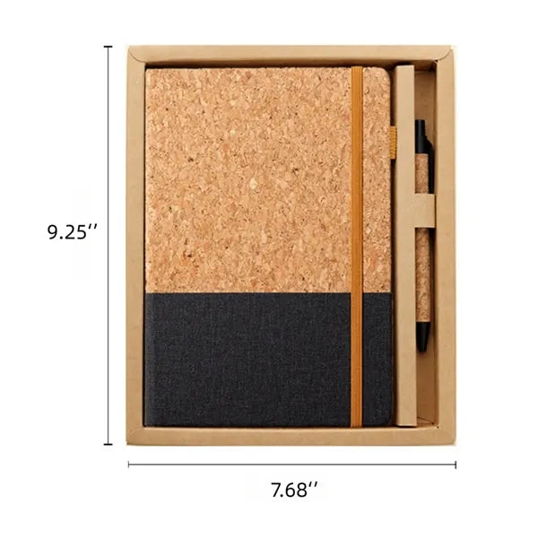 Eco Friendly Cork Notebook And Pen Set