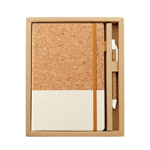 Eco Friendly Cork Notebook And Pen Set