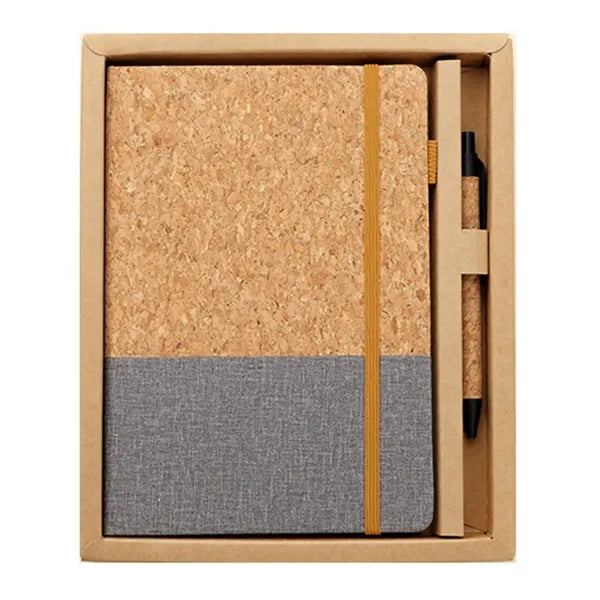 Eco Friendly Cork Notebook And Pen Set
