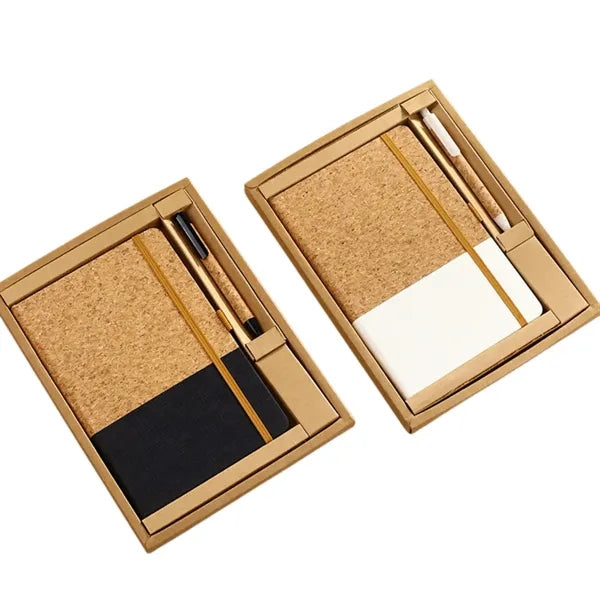 Eco Friendly Cork Notebook And Pen Set