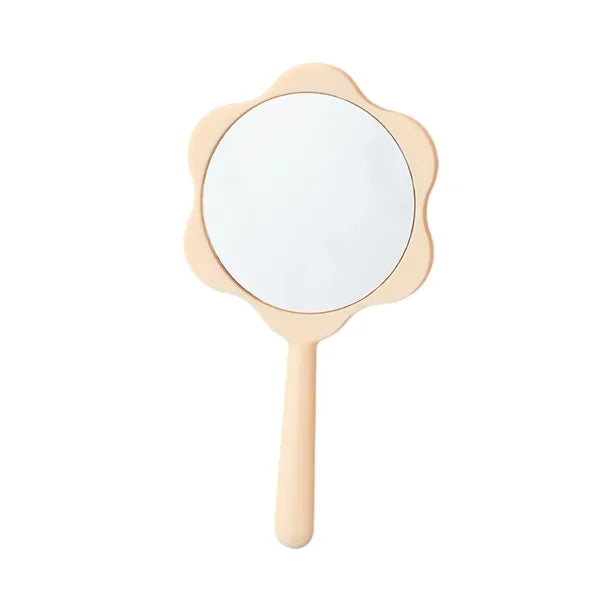 Portable Mini Makeup Mirror With Handle
