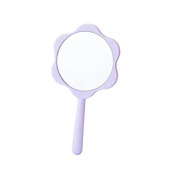 Portable Mini Makeup Mirror With Handle
