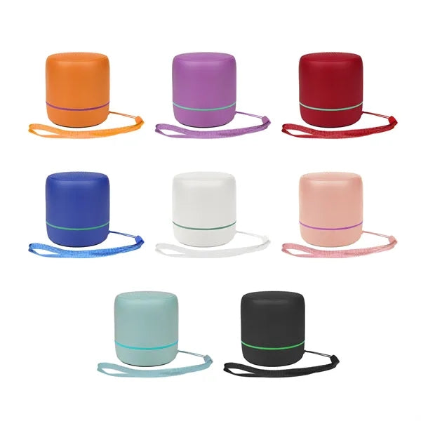 Small Wireless Bluetooth Speaker W/ Portable Lanyard