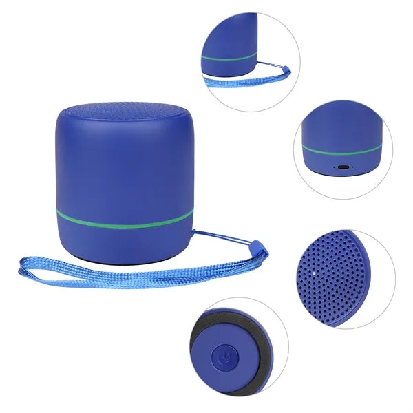 Small Wireless Bluetooth Speaker W/ Portable Lanyard