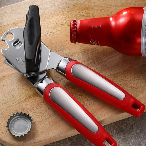 2-In-1 Stainless Steel Can Bottle Opener For Kitchen Camping