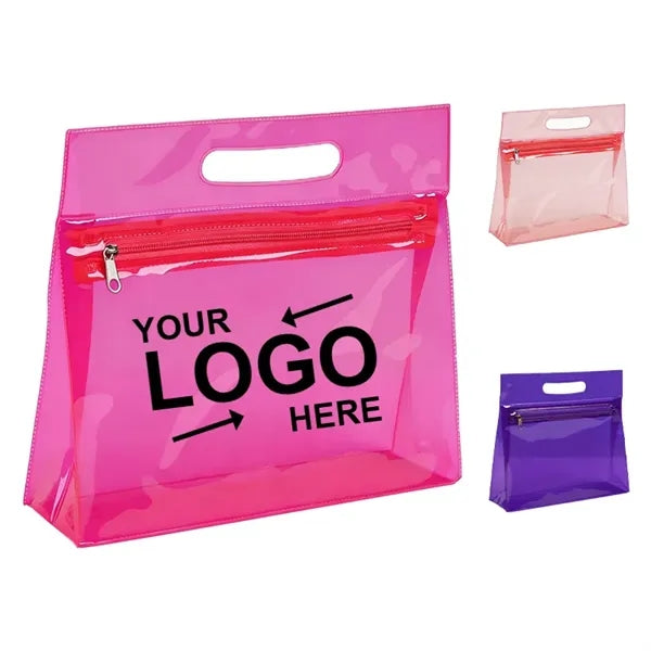 Pvc Makeup Bag With Handle