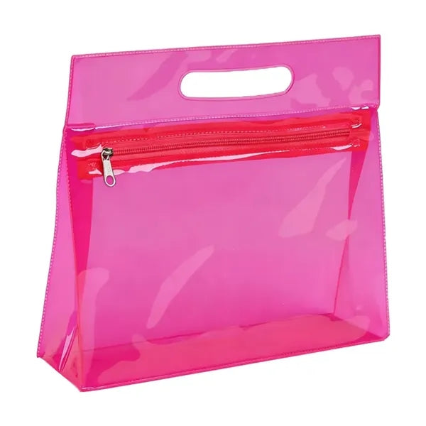 Pvc Makeup Bag With Handle