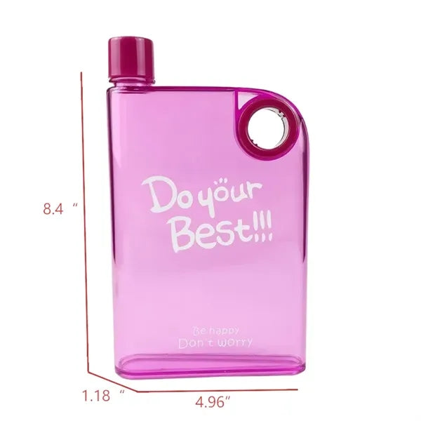Portable Flat Design Sports Water Bottle