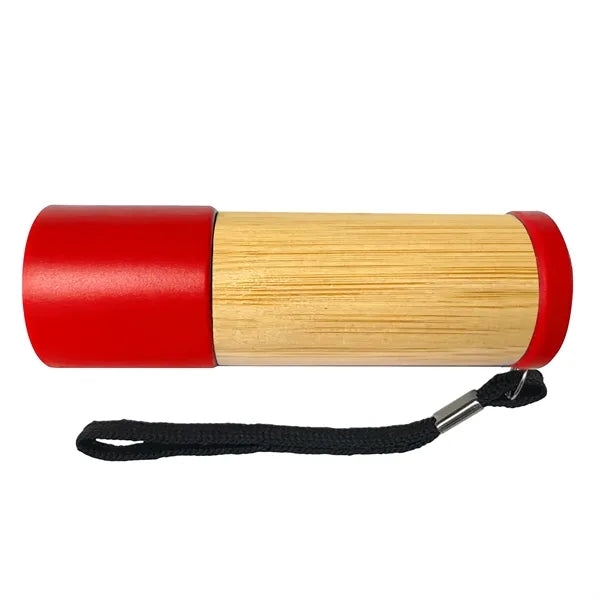 Sleek Bamboo 9 LED Flashlight