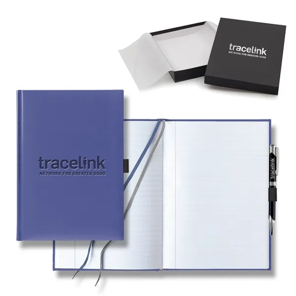 Tucson Grande Lined White Page Journal Gift Set