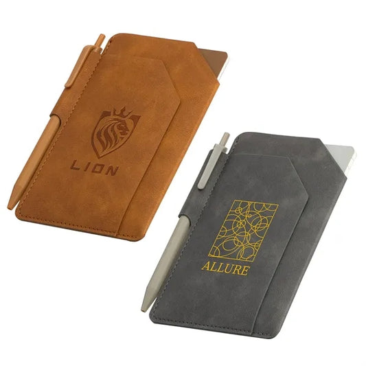 Protege Mini Notebook With Pen & Front Pocket