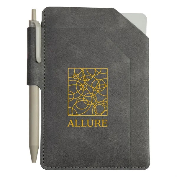 Protege Mini Notebook With Pen & Front Pocket