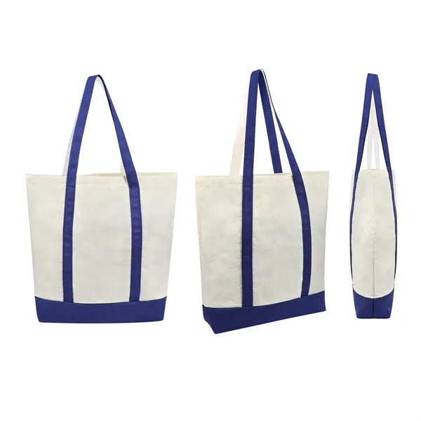 Large 12 Oz Canvas Boat Shopping Tote Bag 18"x4"x16"
