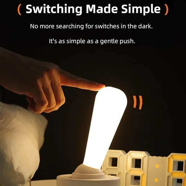 Dimmable Toggle Bedside Lever Lamp For Bathroom Camping Home