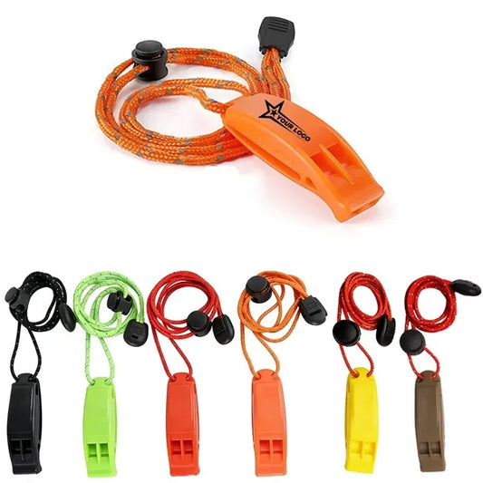 Emergency Whistles with Lanyard