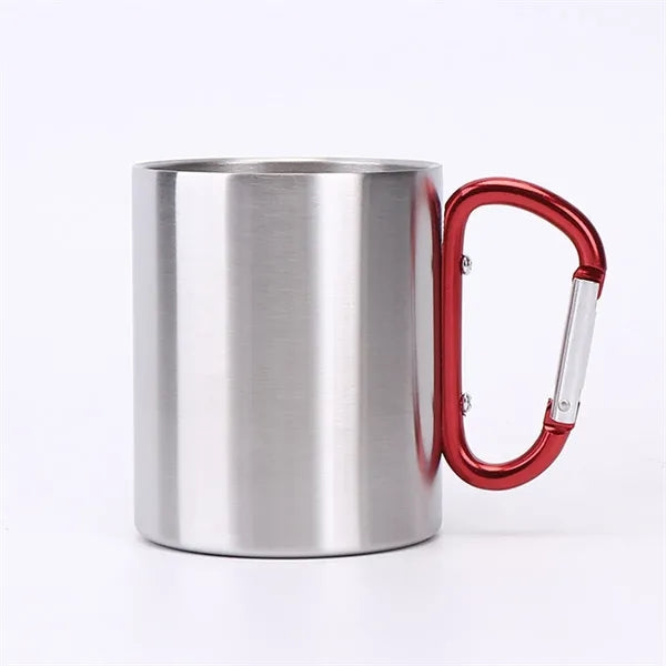 10 oz Camping Mug with Carabiner Handle