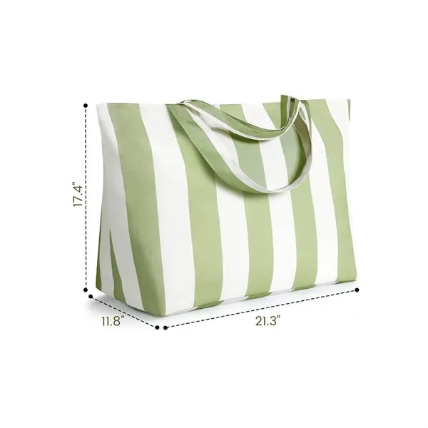 22'' 50L Cotton Oversized Travel Tote Bag